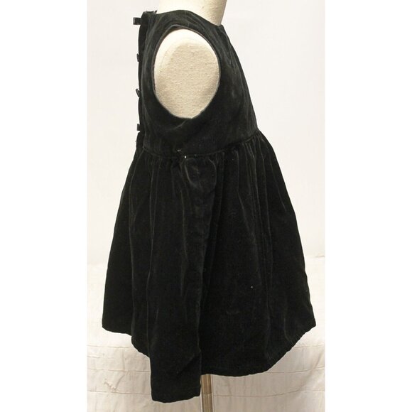 NWT VTG 1998 Baby Gap Dress Black Velvet Girl Toddler Sz 2xL 100% Cotton - Picture 2 of 7